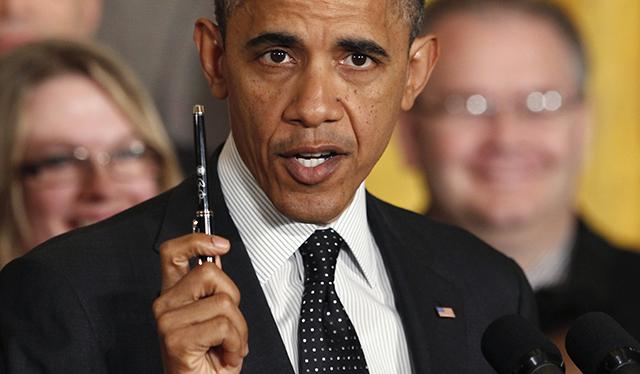 Барак Обама и ручка Parker